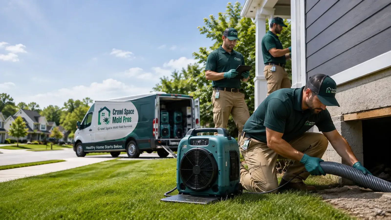 Crawl Space Mold Removal in Douglas, ND